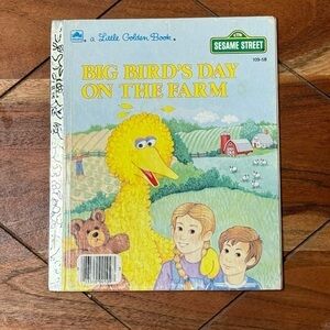 Vintage a little golden book sesame street books